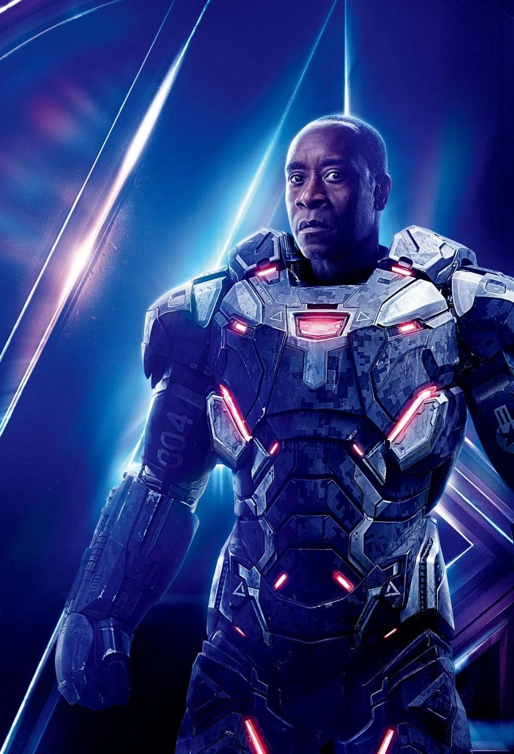 War Machine(Don Cheadle) as War Machine(Terrence Howard) in Disney+ Iron Man adaptation